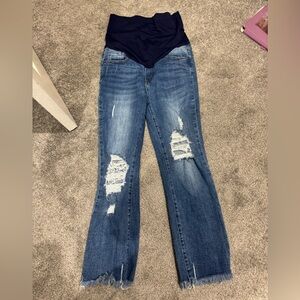 Pink Blush Maternity Jeans